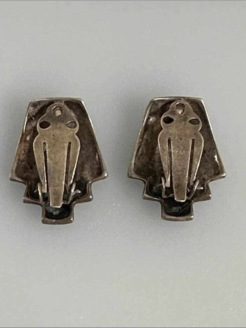 Elegant 925 Sterling silver Marcasite Stud Earrings